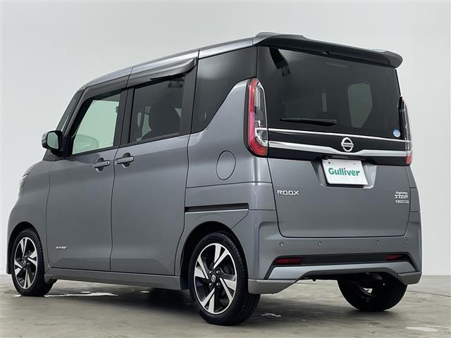 ルークス ハイウェイスター　Ｇターボプロパイロットエディション　純正９型ナビ　プロパイロット　アラウンドビューモニター　エマージェンシーブレーキ　両側パワースライドドア　電動パーキングブレーキ　オートホールド　コーナーセンサー　純正フロアマット　オートライト（43枚目）