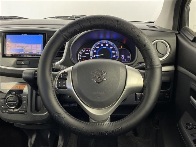 ワゴンR FXリミテッド 社外SDナビ Bluetooth シートヒーター ETC ドライブレコーダー オートエアコン アイドリングストップ ドアバイザー フロアマット スマートキー 純正AW14インチ 横滑り防止装置(4枚目)