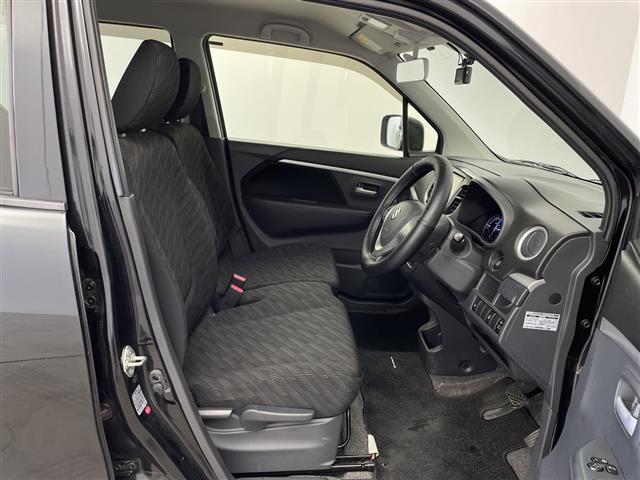 ワゴンR FXリミテッド 社外SDナビ Bluetooth シートヒーター ETC ドライブレコーダー オートエアコン アイドリングストップ ドアバイザー フロアマット スマートキー 純正AW14インチ 横滑り防止装置(15枚目)