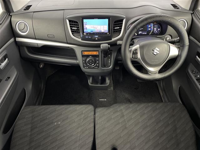 ワゴンR FXリミテッド 社外SDナビ Bluetooth シートヒーター ETC ドライブレコーダー オートエアコン アイドリングストップ ドアバイザー フロアマット スマートキー 純正AW14インチ 横滑り防止装置(42枚目)