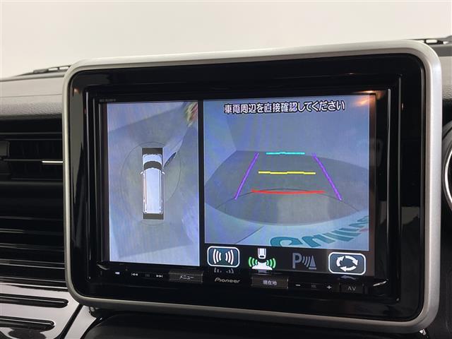 スペーシアカスタム ハイブリッドXS 純正ナビ フルセグ Bluetooth 全方位カメラ 両側スライドドア シートヒーター ハーフレザー ハンズフリー バックカメラ 社外ドライブレコーダー オートハイビーム ベンチシート レーンアシスト(2枚目)