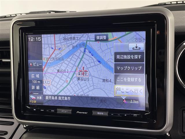 スペーシアカスタム ハイブリッドXS 純正ナビ フルセグ Bluetooth 全方位カメラ 両側スライドドア シートヒーター ハーフレザー ハンズフリー バックカメラ 社外ドライブレコーダー オートハイビーム ベンチシート レーンアシスト(6枚目)