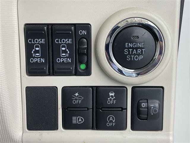 ムーヴキャンバス Ｘリミテッドメイクアップ　ＳＡＩＩＩ　純正８型ナビ　フルセグテレビ　バックカメラ　両側パワースライドドア　ＥＴＣ　スマートアシストＩＩＩ　衝突警報機能　衝突回避支援ブレーキ　誤発進抑制制御機能　車線逸脱警報機能　先行車発進お知らせ機能（6枚目）