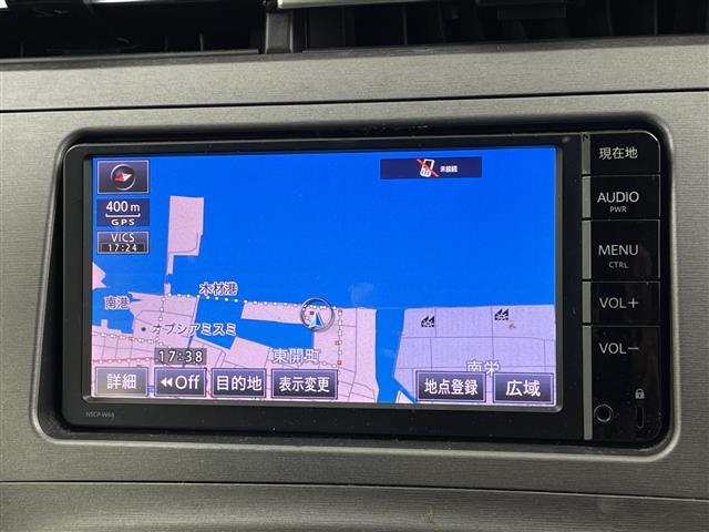 プリウス S 純正ナビ フルセグTV Bluetooth バックカメラ オートライト オートエアコン アイドリングストップ ステアリングスイッチ フロアマット ドアバイザー HiDヘッドライト(2枚目)