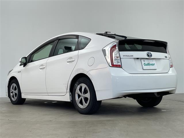 プリウス S 純正ナビ フルセグTV Bluetooth バックカメラ オートライト オートエアコン アイドリングストップ ステアリングスイッチ フロアマット ドアバイザー HiDヘッドライト(43枚目)