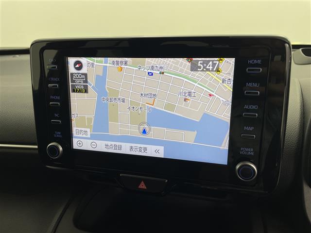 ヤリスクロス ハイブリッドＺ　アドベンチャー　純正ディスプレイオーディオ（ＢＴ／フルセグＴＶ）／プリクラッシュセーフティ／レーンキープアシスト／レーダークルーズコントロール／ハーフレザーシート／シートヒーター／ステアリングヒーター（2枚目）