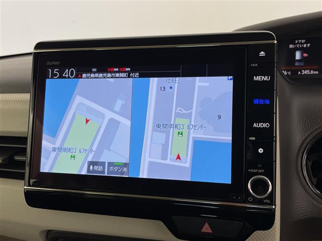 Ｎ－ＢＯＸ Ｇ・Ｌホンダセンシング　ホンダセンシング純正９インチナビＢＴオーディオＣＤ／ＤＶＤ／ＦＭ／ＡＭ純正ビルトインＥＴＣ左パワースライドドアテレビキャンセラーステアリングリモコンレーダークルーズコ（3枚目）