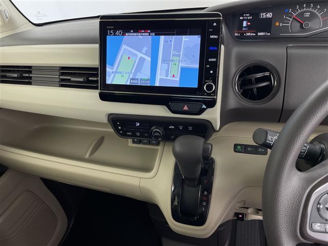 Ｎ－ＢＯＸ Ｇ・Ｌホンダセンシング　ホンダセンシング純正９インチナビＢＴオーディオＣＤ／ＤＶＤ／ＦＭ／ＡＭ純正ビルトインＥＴＣ左パワースライドドアテレビキャンセラーステアリングリモコンレーダークルーズコ（5枚目）