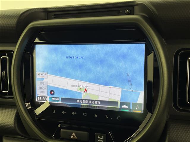 ハスラー タフワイルド　純正メーカーオプションナビＣＤ／ＤＶＤ／ＢＴ／フルセグ全方位カメラシートヒーターオートライトコーナーセンサーステアリングスイッチ純正フロアマットシートバックテーブル（3枚目）