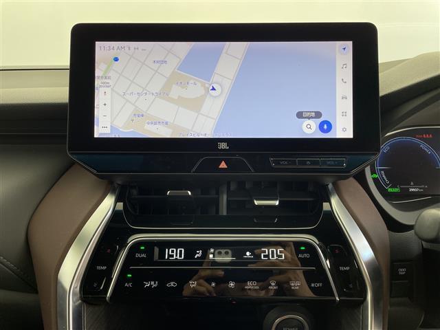 ハリアーハイブリッド Ｚ　レザーパッケージ　純正１２．３型ナビ　Ｂｌｕｅｔｏｏｔｈ　フルセグＴＶ　Ａｐｐｌｅｃａｒｐｌａｙ　フロント・サイドバックカメラ　ＥＴＣ２．０　ＪＢＬサウンドシステム　デジタルインナーミラー型ドラレコ　ワイヤレス充電（5枚目）
