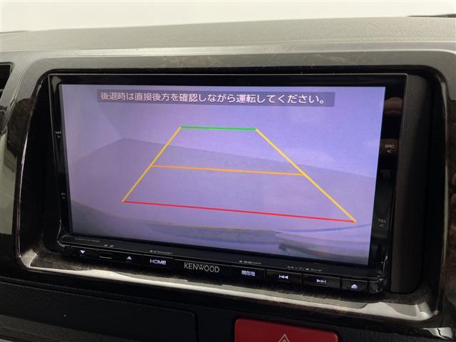 ハイエースバン スーパーGL ダークプライム 社外ナビ フルセグ Bluetooth バックカメラ ハーフレザー 社外アルミホイール ホワイトレタータイヤ ステアリングリモコン オートライト リアガラスフィルム ETC フロアマット ドアバイザー(2枚目)