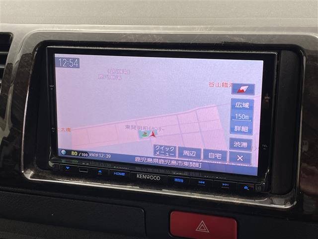 ハイエースバン スーパーGL ダークプライム 社外ナビ フルセグ Bluetooth バックカメラ ハーフレザー 社外アルミホイール ホワイトレタータイヤ ステアリングリモコン オートライト リアガラスフィルム ETC フロアマット ドアバイザー(14枚目)