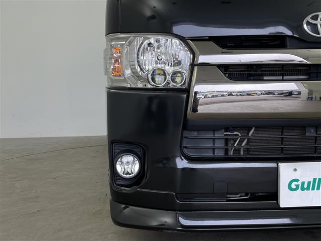 ハイエースバン スーパーGL ダークプライム 社外ナビ フルセグ Bluetooth バックカメラ ハーフレザー 社外アルミホイール ホワイトレタータイヤ ステアリングリモコン オートライト リアガラスフィルム ETC フロアマット ドアバイザー(34枚目)