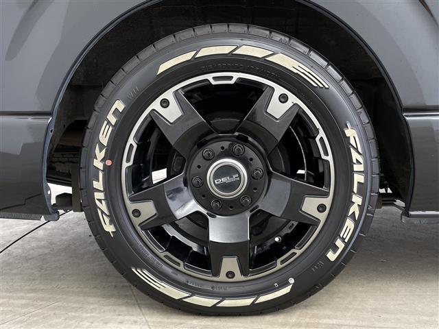 ハイエースバン スーパーGL ダークプライム 社外ナビ フルセグ Bluetooth バックカメラ ハーフレザー 社外アルミホイール ホワイトレタータイヤ ステアリングリモコン オートライト リアガラスフィルム ETC フロアマット ドアバイザー(37枚目)