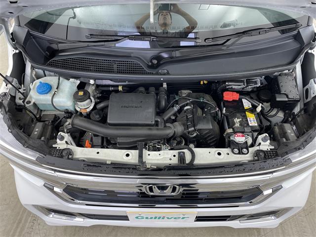 Ｎ－ＢＯＸカスタム ＥＸ　純正ナビ／フルセグＴＶ／ＣＤ／ＤＶＤ／ＦＭ・ＡＭ／両側パワスラ／衝突軽減ブレーキ／レーンアシスト／ドラレコ／クルコン／チップアップシート／純正フロアマット／ドアバイザー／前席シートヒーター／ＬＥＤ（40枚目）