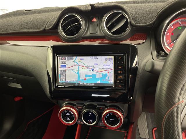スイフトスポーツ ベースグレード　ワンオーナー　純正ＳＤナビ　フルセグテレビ　スズキセーフティサポート　ＣＤ　ＤＶＤ　Ｂｌｕｅｔｏｏｔｈ　純正１７インチアルミホイール　純正ドライブレコーダー　ｍｏｍｏステアリングカバー（12枚目）
