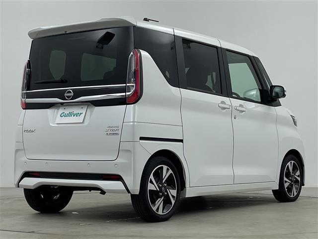 ルークス ハイウェイスター　Ｇターボプロパイロットエディション　純正型ナビ　プロパイロット　エマージェンシーブレーキ　アラウンドビューモニター　革調シートカバー　ＥＴＣ２．０　バックカメラ　前後ドライブレコーダー　アイドリングストップ　両側パワースライドドア（30枚目）