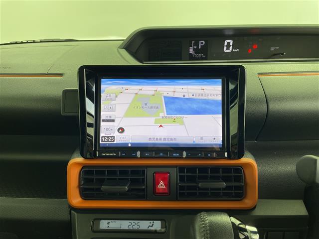 タント ファンクロスターボ 社外ナビ バックカメラ 両側パワースライドドア ETC 前後ドライブレコーダー スマートアシスト コーナーセンサー ステアリングリモコン オートハイビーム シートヒーター ブレーキホールド LED(4枚目)