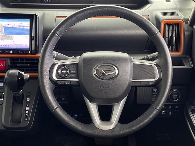 タント ファンクロスターボ 社外ナビ バックカメラ 両側パワースライドドア ETC 前後ドライブレコーダー スマートアシスト コーナーセンサー ステアリングリモコン オートハイビーム シートヒーター ブレーキホールド LED(5枚目)