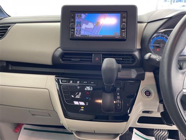 ルークス Ｘ　純正ＳＤナビ　アラウンドビューモニター　片側パワースライドドア　ＥＴＣ　ドライブレコーダー　エマージェンシーブレーキ　コーナーセンサー　ステアリングリモコン　純正フロアマット　スマートキー　Ａストップ（3枚目）