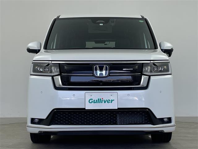 ステップワゴン ｅ：ＨＥＶスパーダ　プレミアムライン　純正１１インチナビ　純正フリップ　マルチビューカメラ　パワーバックドア　パドルシフト　レーダークルコン　両側パワスラ　ＢＳＭ　ハーフレザーシート　オットマン　オートライト　ＭＵＧＥＮフロントグリル（33枚目）