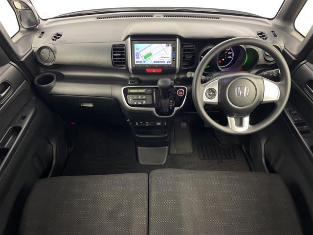 N-BOX G SSパッケージ 純正ナビ☆両側パワースライドドアワンオーナーワンセグテレビフロアマットドアバイザーオートライト社外アルミホイールD/NシートヒーターBluetoothプッシュスート(42枚目)