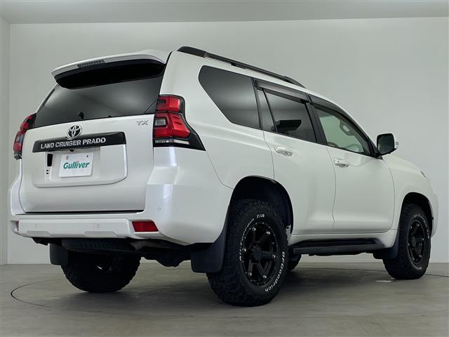 ランドクルーザープラド ＴＸ　社外ＳＤナビ　ＡＬＰＩＮＥスピーカー　バックカメラ　パーキングセンサー　社外フロアマット　リフトアップ　ＥＴＣ　ＬＤＡ　ＰＣＳ　ＡＣＣ　ＬＥＤヘッドライト　社外ＡＷ　ホワイトレタータイヤ（32枚目）