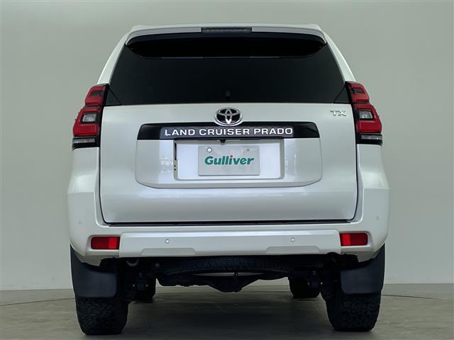ランドクルーザープラド ＴＸ　社外ＳＤナビ　ＡＬＰＩＮＥスピーカー　バックカメラ　パーキングセンサー　社外フロアマット　リフトアップ　ＥＴＣ　ＬＤＡ　ＰＣＳ　ＡＣＣ　ＬＥＤヘッドライト　社外ＡＷ　ホワイトレタータイヤ（34枚目）