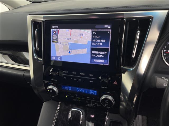 ヴェルファイア ２．５Ｚ　Ｇエディション　純正９インチナビゲーションＣＤ／ＤＶＤ／ＳＤ／フルセグ／Ｂｌｕｅｔｏｏｔｈデジタルインナーミラーローダウン社外２１インチアルミホイールＤ／ＮパワーシートＤ／Ｎシートヒーター（5枚目）