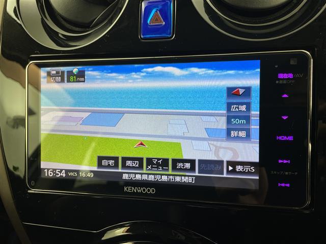 ノート ｅ－パワー　メダリスト　社外ＳＤナビ　ワンオーナー　全方位モニター　ＥＴＣ　デジタルインナーミラー　Ｐスタート　エマージェンシーブレーキ　ＬＥＤヘッド　スペアキー　ドラレコ　オートライト　純正１５インチＡＷ　コーナーセンサー（6枚目）