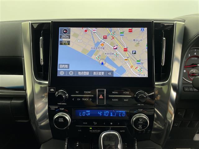 アルファード ２．５Ｓ　Ｃパッケージ　メーカーナビ　ＪＢＬサウンドシステム　純正フリップダウンモニター　ツインムーンルーフ　ドライブレコーダー　パノラミックビューモニター　デジタルインナーミラー　ビルトインＥＴＣ２．０　セーフティセンス（5枚目）