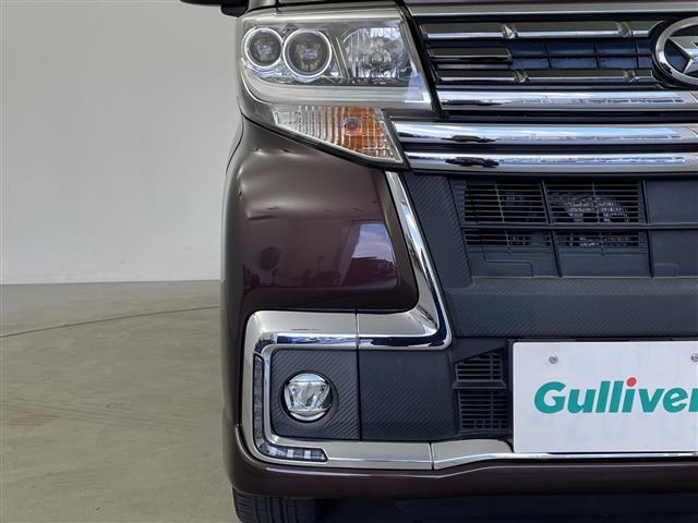 タント カスタムＲＳ　トップエディションＳＡＩＩ　純正ナビ　両側パワースライドドア　ＥＴＣ　衝突軽減ブレーキ　ステアリングリモコン　オートライト　バックカメラ　純正フロアマット　純正１５インチアルミホイール　プッシュスタートボタン　スマートキー（34枚目）