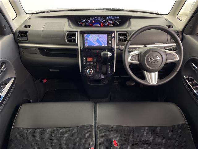 タント カスタムＲＳ　トップエディションＳＡＩＩ　純正ナビ　両側パワースライドドア　ＥＴＣ　衝突軽減ブレーキ　ステアリングリモコン　オートライト　バックカメラ　純正フロアマット　純正１５インチアルミホイール　プッシュスタートボタン　スマートキー（42枚目）