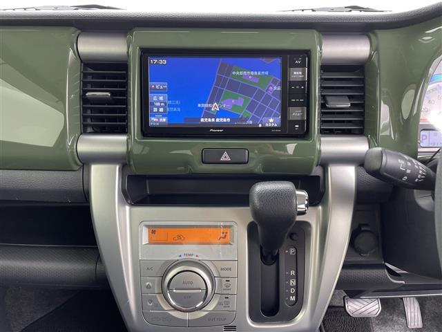 ハスラー Ｊターボ　☆ディーラーナビ☆フルセグテレビＣＤ／ＤＶＤ／ＦＭ／ＡＭクルーズコントロール社外ＥＴＣベンチシート純正フロアマット前席シートヒーターアイドリングストップ純正１５インチ（3枚目）