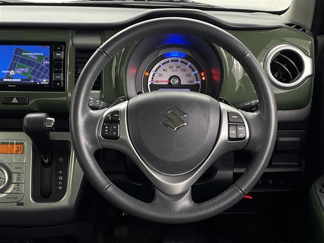 ハスラー Ｊターボ　☆ディーラーナビ☆フルセグテレビＣＤ／ＤＶＤ／ＦＭ／ＡＭクルーズコントロール社外ＥＴＣベンチシート純正フロアマット前席シートヒーターアイドリングストップ純正１５インチ（4枚目）