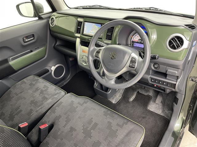 ハスラー Ｊターボ　☆ディーラーナビ☆フルセグテレビＣＤ／ＤＶＤ／ＦＭ／ＡＭクルーズコントロール社外ＥＴＣベンチシート純正フロアマット前席シートヒーターアイドリングストップ純正１５インチ（18枚目）