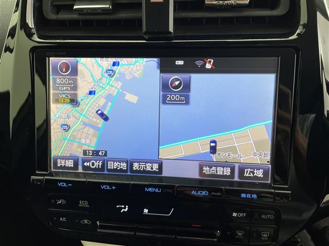 プリウス Ｓセーフティプラス　モデリスタエアロ　ＴＥＩＮ車高調　純正ナビ　ＨＤＭＩ　バックカメラ　ヘッドアップディスプレイ　クリアランスソナー　電動格納ミラー　ＥＴＣ　オートマチックハイビーム　ステアリングリモコン　シートカバー（3枚目）