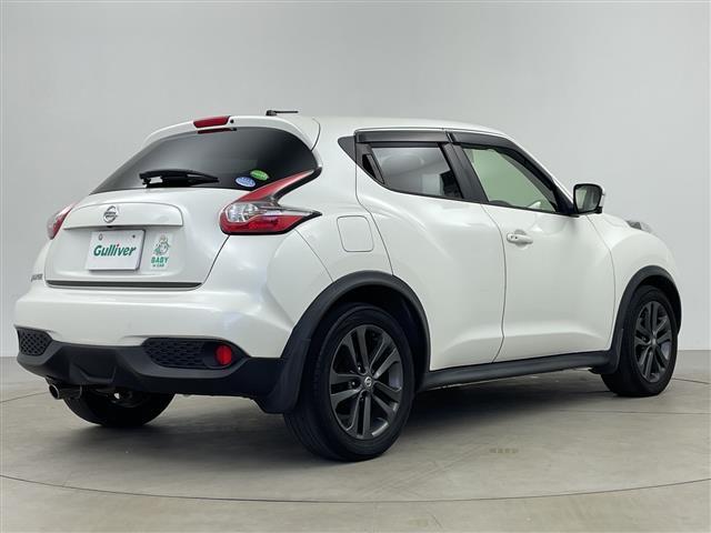 ジューク １５ＲＸ　Ｖアーバンセレクション　ワンオーナー　純正ＳＤナビ　アラウンドビューモニター　バックカメラ　ＥＴＣ　レーンキープアシスト　前方ドライブレコーダー　革巻きステアリング　ステアリングリモコン　純正１７インチアルミホイール（28枚目）