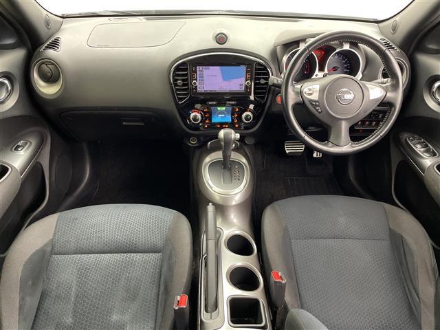 ジューク １５ＲＸ　Ｖアーバンセレクション　ワンオーナー　純正ＳＤナビ　アラウンドビューモニター　バックカメラ　ＥＴＣ　レーンキープアシスト　前方ドライブレコーダー　革巻きステアリング　ステアリングリモコン　純正１７インチアルミホイール（42枚目）