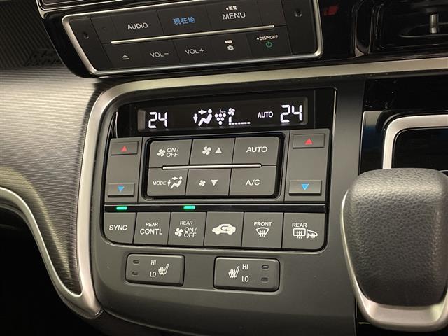 ステップワゴンスパーダ スパーダハイブリッド G・EX ホンダセンシング 純正ナビ Bluetooth フルセグTV HDMI 全方位カメラ 両側パワースライドドア ハーフレザーシート シートヒーター 電動パーキングブレーキ オートホールド ホンダセンシング(17枚目)