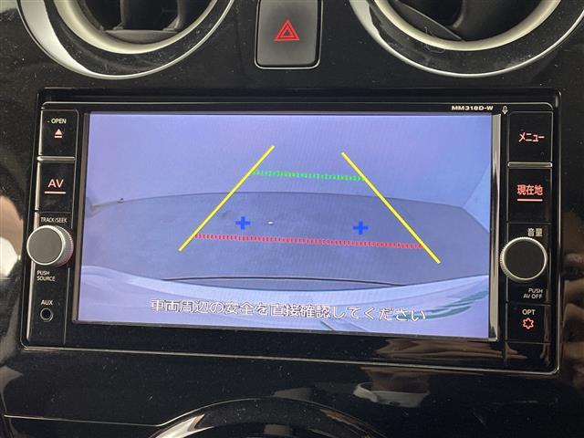 ノート フルエアロ 純正ナビ バックカメラ ドライブレコーダー エマージェンシーブレーキ レーンディパーチャーアラート コーナーセンサー ステアリングリモコン ETC 衝突軽減ブレーキ プッシュスタートボタン(2枚目)