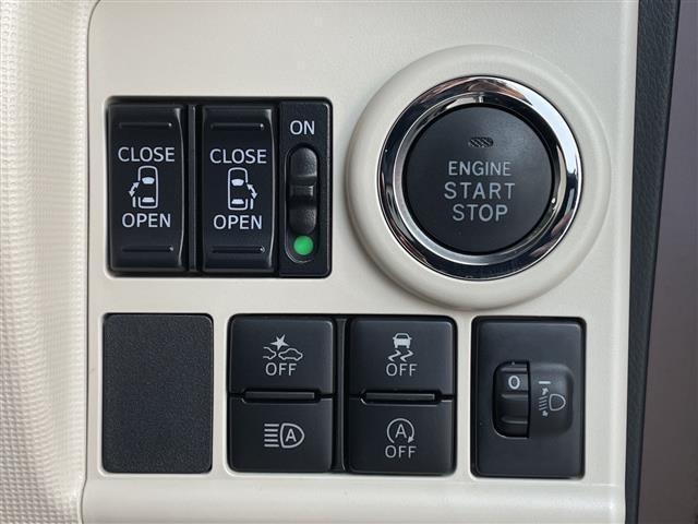 ムーヴキャンバス Ｘブラックインテリアリミテッド　ＳＡＩＩＩ　純正８型ナビ　ＨＤＭＩ　パノラミックビューモニター　両側パワースライドドア　レーンキープアシスト　オートマチックハイビーム　ＥＴＣ　ＬＥＤヘッドライト　オートライト　アイドリングストップ　スマートキー（11枚目）