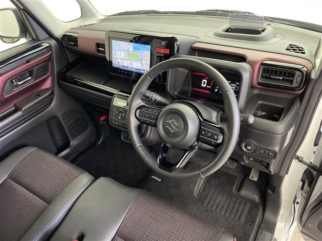 スペーシアカスタム ハイブリッドＸＳ　純正９型ナビ　全方位カメラ　スズキセーフティサポート　デュアルカメラブレーキサポート　誤発進抑制機能　車線逸脱警報機能　ふらつき警報機能　先行車発進お知らせ機能　オートマチックハイビーム　両側電動（19枚目）