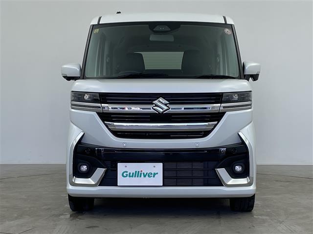 スペーシアカスタム ハイブリッドＸＳ　純正９型ナビ　全方位カメラ　スズキセーフティサポート　デュアルカメラブレーキサポート　誤発進抑制機能　車線逸脱警報機能　ふらつき警報機能　先行車発進お知らせ機能　オートマチックハイビーム　両側電動（27枚目）