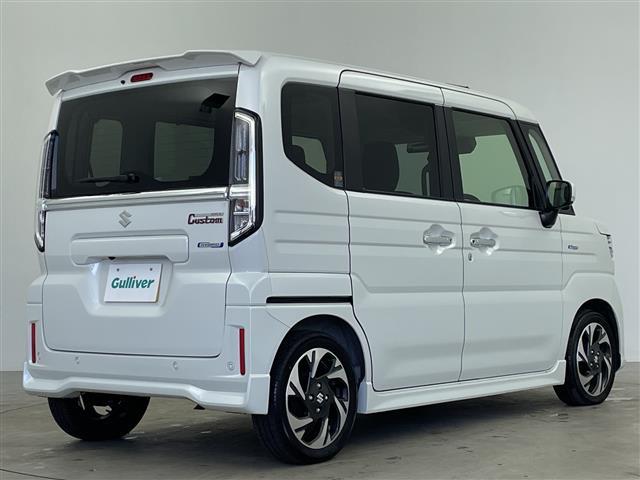 スペーシアカスタム ハイブリッドＸＳ　純正９型ナビ　全方位カメラ　スズキセーフティサポート　デュアルカメラブレーキサポート　誤発進抑制機能　車線逸脱警報機能　ふらつき警報機能　先行車発進お知らせ機能　オートマチックハイビーム　両側電動（30枚目）