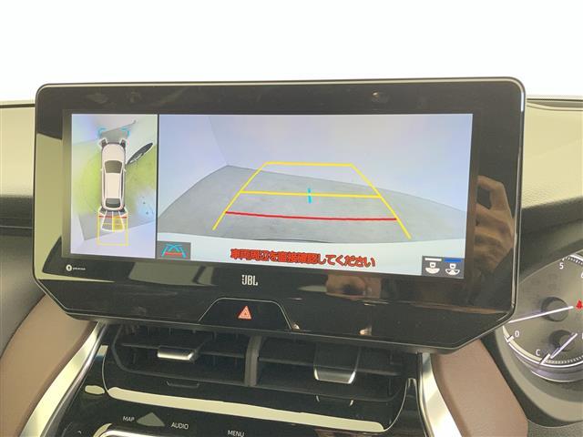 ハリアー Ｚ　純正ナビ　ＦＭ　ＡＭ　ＵＳＢ　ＡＵＸ　Ｂｌｕｅｔｏｏｔｈ　フルセグテレビ　パノラミックビューモニター　ＪＢＬプレミアムサウンド　社外フロアマット　レーダークルーズコントロール　パワーバックドア（2枚目）
