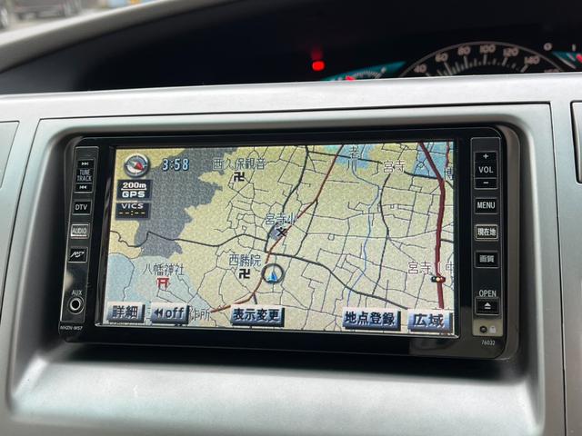 エスティマ ２．４アエラス　Ｇエディション　４ＷＤ　ＥＴＣ　バックカメラ　ナビ　両側電動スライドドア　オートライト　ＨＩＤ　スマートキー　３列シート　フルフラット　ウォークスルー　オットマン　ＣＶＴ　アルミホイール　ＣＤ（4枚目）