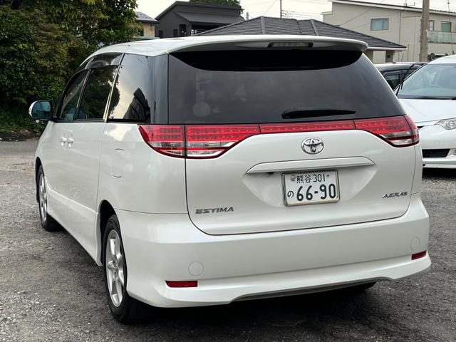 エスティマ ２．４アエラス　Ｇエディション　４ＷＤ　ＥＴＣ　バックカメラ　ナビ　両側電動スライドドア　オートライト　ＨＩＤ　スマートキー　３列シート　フルフラット　ウォークスルー　オットマン　ＣＶＴ　アルミホイール　ＣＤ（19枚目）