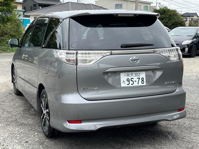 エスティマ アエラス　バックカメラ　ナビ　ＴＶ　オートクルーズコントロール　両側電動スライドドア　オートライト　ＨＩＤ　スマートキー　電動格納ミラー　ＣＶＴ　アルミホイール　ＣＤ　ＵＳＢ　ミュージックプレイヤー接続可（18枚目）