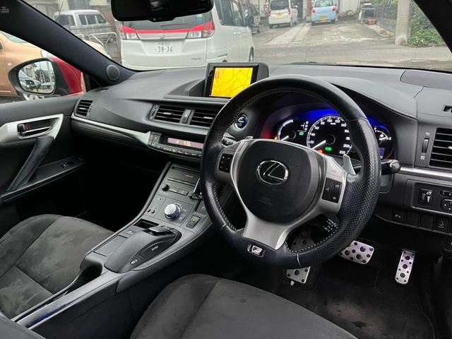 CT CT200h Fスポーツ バックカメラ ナビ TV クリアランスソナー アルミホイール オートライト ヘッドライトウォッシャー スマートキー 電動格納ミラー CVT 盗難防止システム 衝突安全ボディ(3枚目)